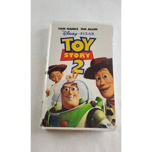 Toy Story 2 VHS Tape 1999 - Disney Pixar - Tom Hanks Tim Allen